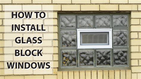 How to Install Glass Block Window: A Journey Through Light and Structure